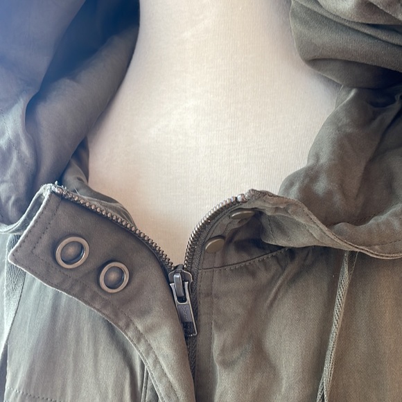 Eileen Fisher Polished Tencel Hooded Anorak Jacket - Picture 6 of 10